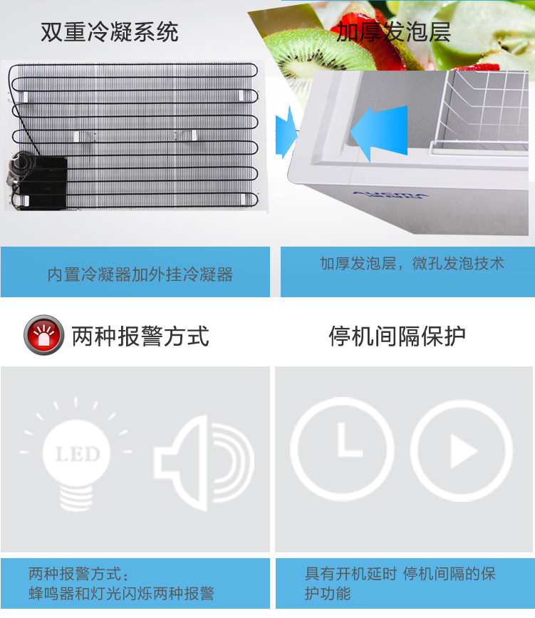 Aucma澳柯瑪DW-40W390 -40℃度低溫冰柜冷凍冰箱 保存箱冷藏箱